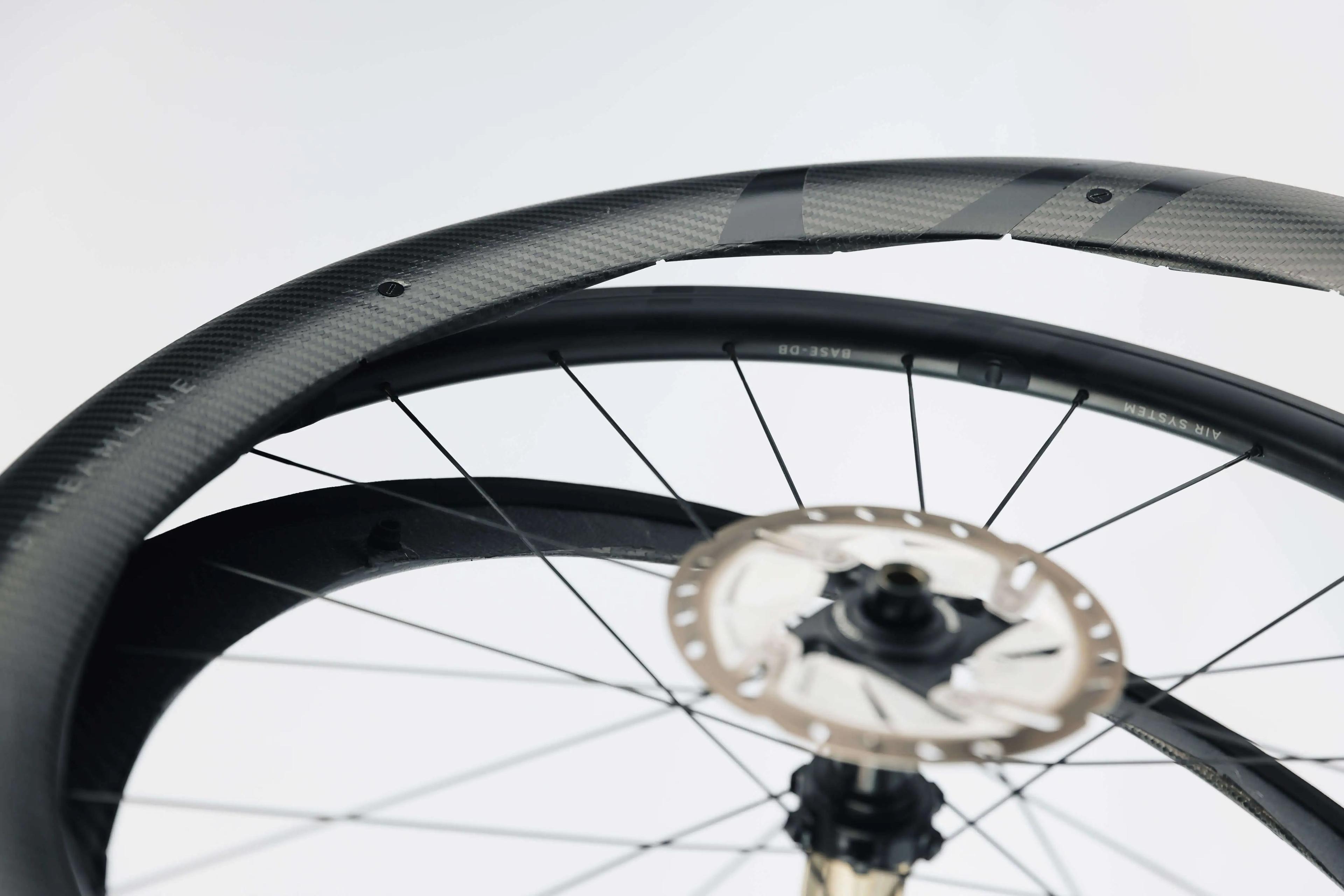 Streamline Cycling AIR System disc brake setup